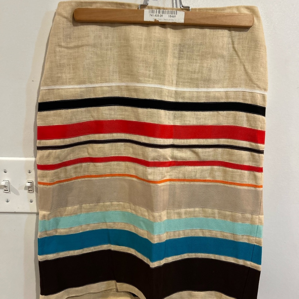 The Limited Multicolor Striped Pencil Skirt